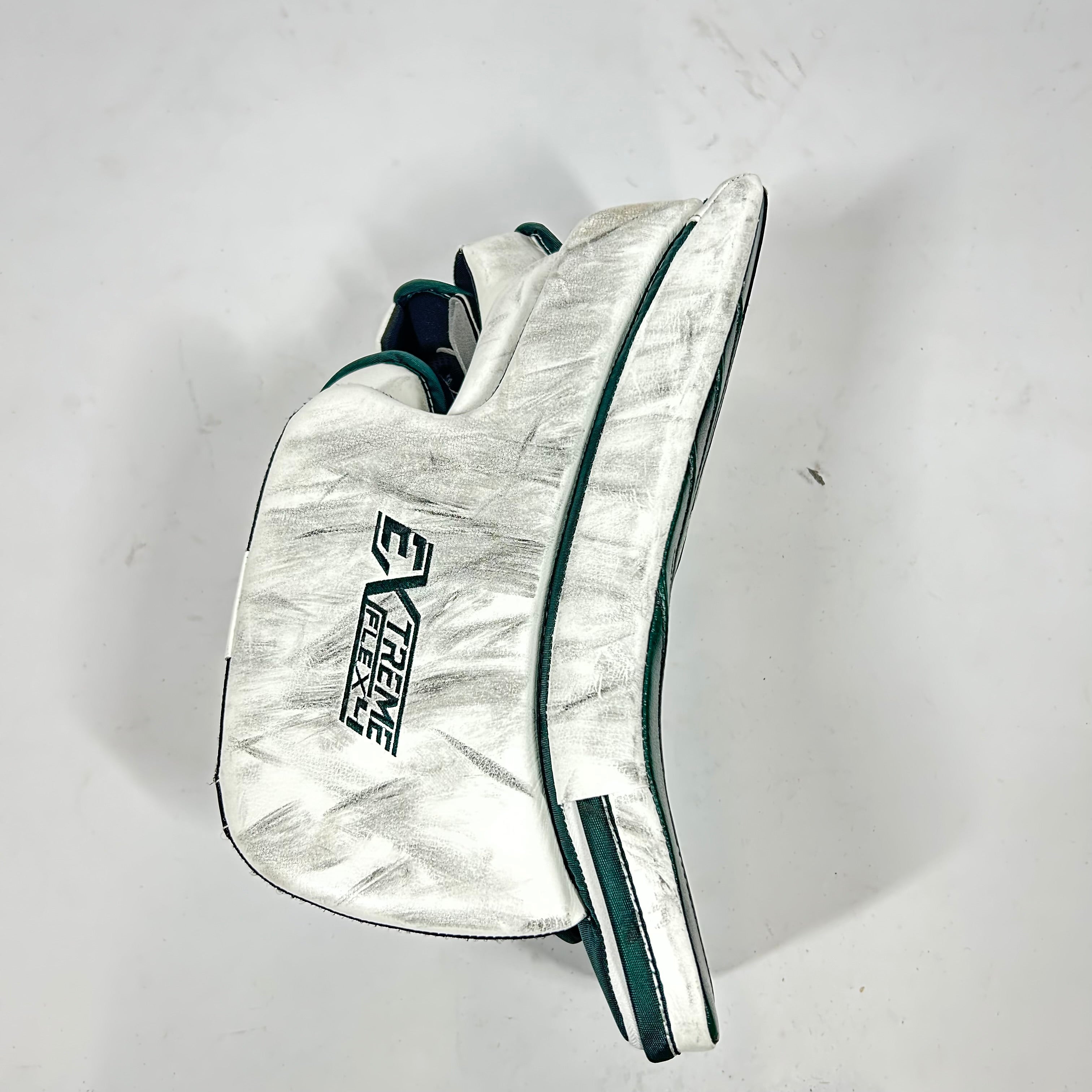CCM Extreme Flex 4 - Bloqueur de gardien d'occasion (vert/blanc)